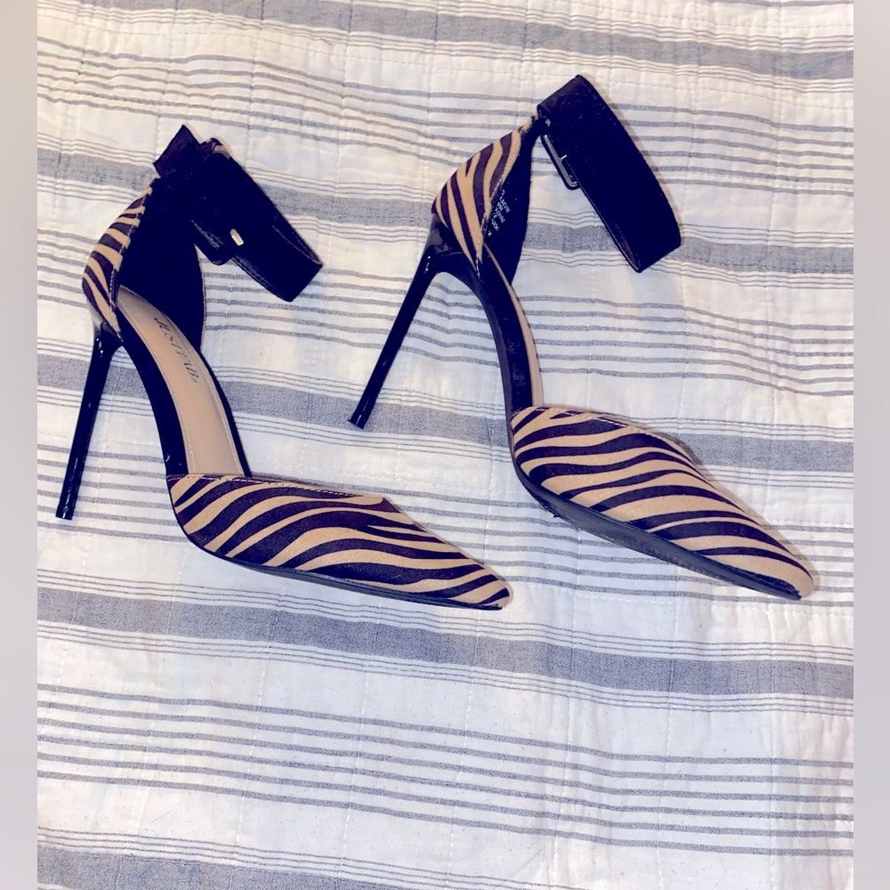 Women’s Zebra Print High Heel Shoes